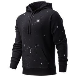 Men's - New Balance Josh Vides Hoodie - Black/White