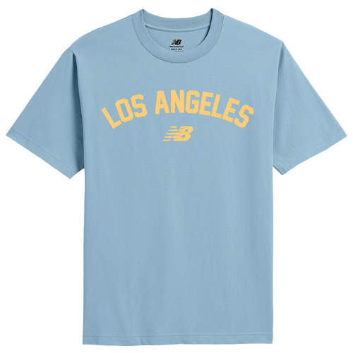 MENS - New Balance City Heritage T-Shirt - Blue