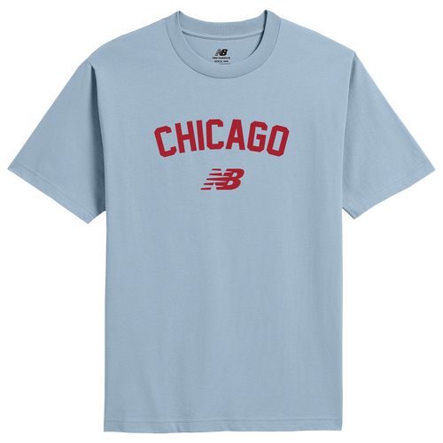 New Balance Mens Chicago Core City T-Shirt - - Blue