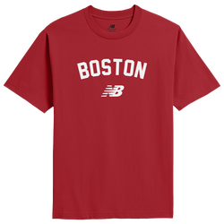Men's - New Balance Boston City Logo T-Shirt - Red