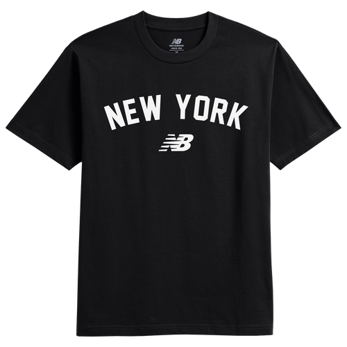 MENS - New Balance City Heritage T-Shirt - Black