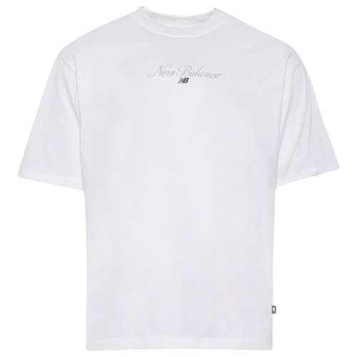 MENS - New Balance Script T-Shirt - White