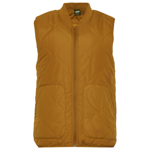 

LCKR Mens LCKR Ontario Quilted Vest - Mens Whole Grain/Whole Grain Size XXL