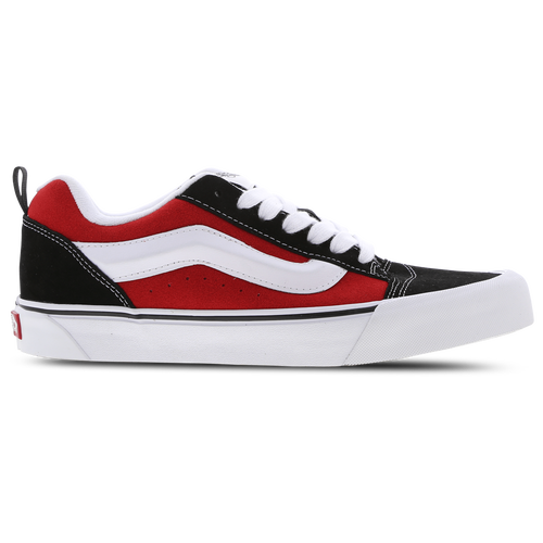 Shop Vans Mens  Knu Skool In Black/red/white