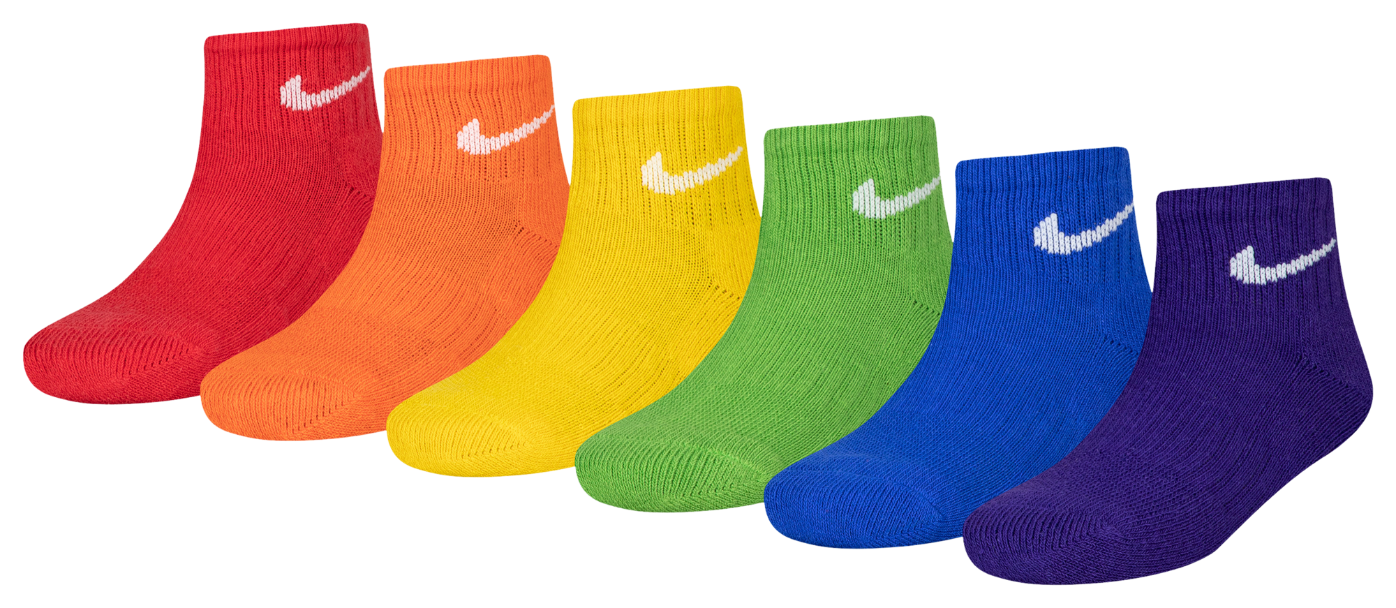 Nike Dri-FIT Performance Basic Quarter Sock 6 Pack - Boys' Preschool