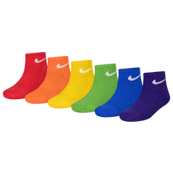 Boys' Preschool - Nike Dri-FIT Performance Basic Quarter Sock 6 Pack - Multi