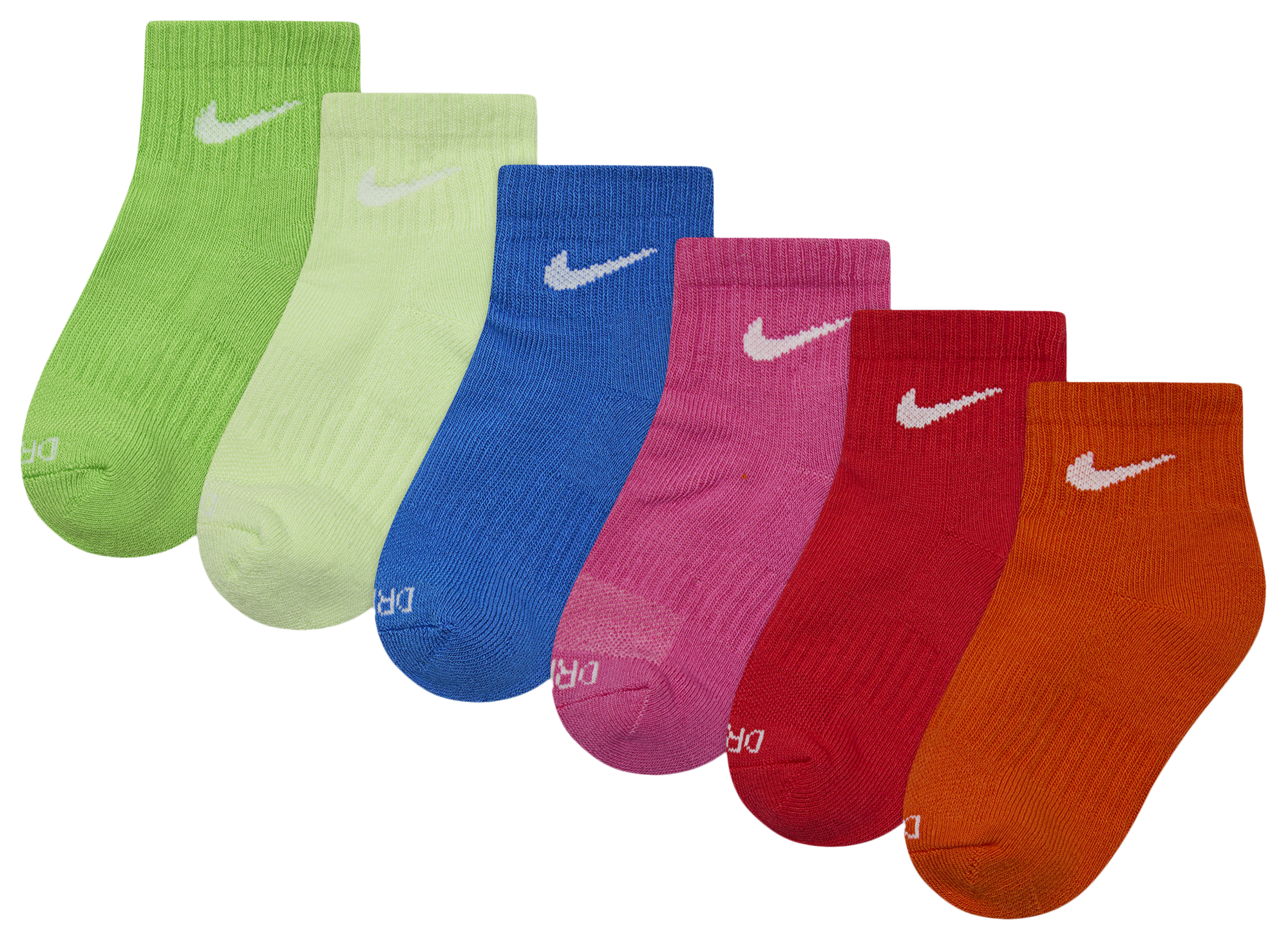 Nike Performance Basic Ankle Socks 6 Pack - Boys' Preschool