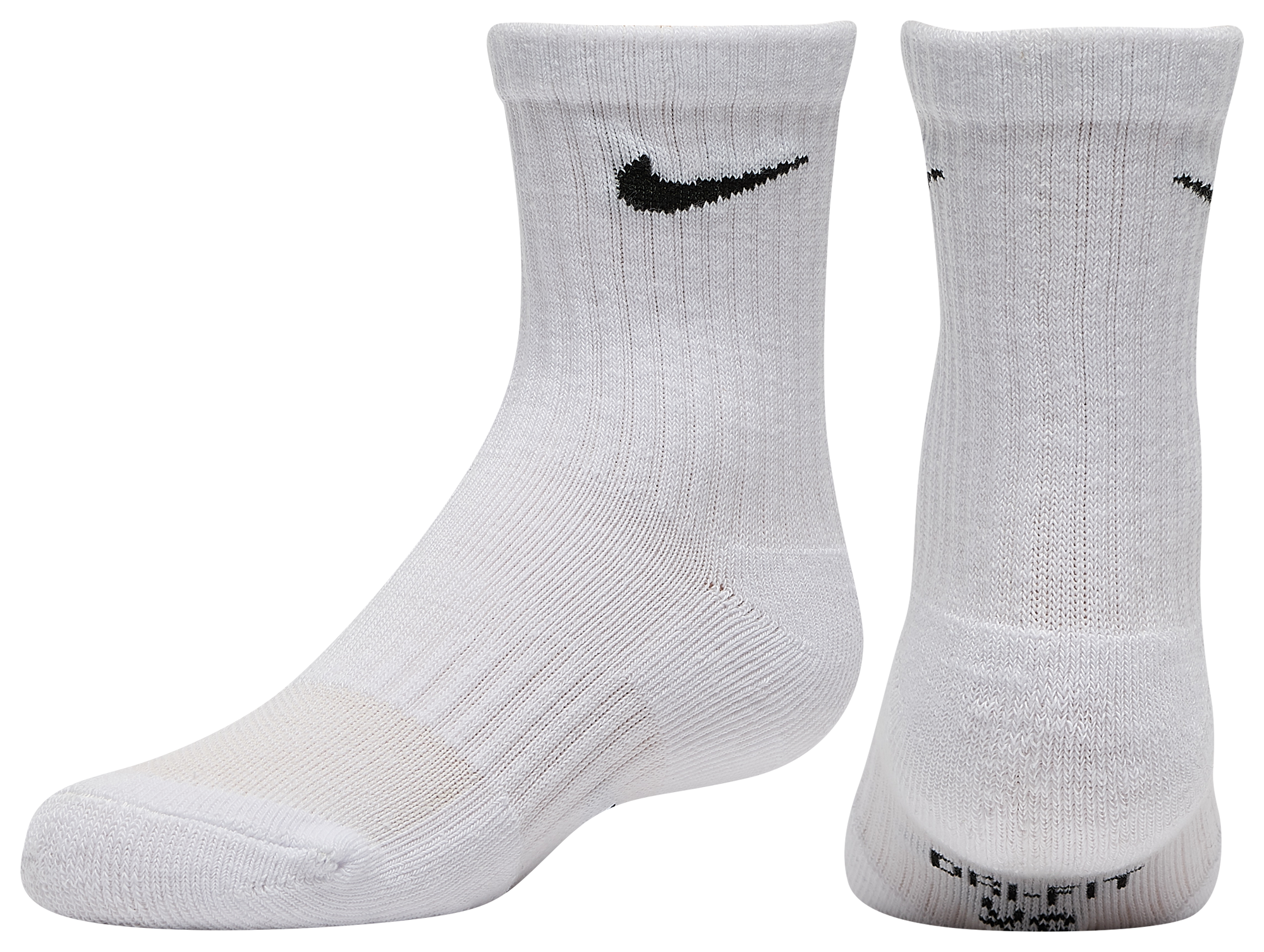 Nike 6 Pack Dri-FIT Performance Basic Crew Socks Boys' Preschool