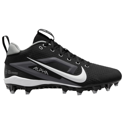 

Nike Mens Nike Alpha Menace 4 Varsity - Mens Football Shoes Black/White/Silver Size 9.5