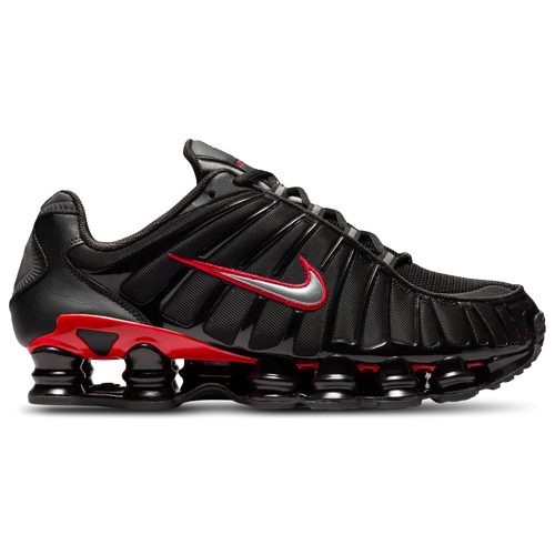 Men's - Nike Shox TL - Black/Metallic Silver University Red