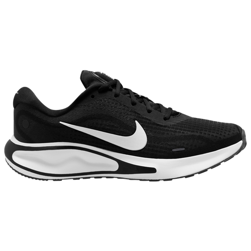 

Nike Mens Nike Journey Run - Mens Running Shoes Black/White/Grey Size 11.5