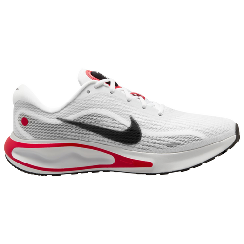 

Nike Mens Nike Journey Run - Mens Running Shoes White/Black/Red Size 11.0