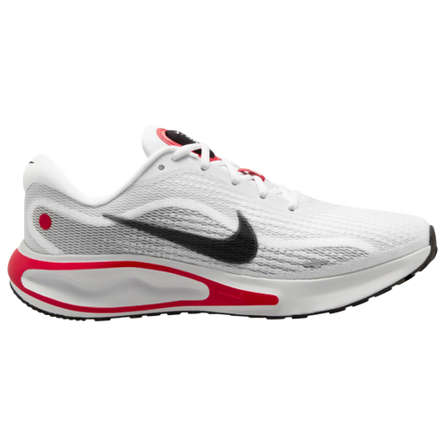 

Nike Mens Nike Journey Run - Mens Running Shoes White/Black/Red Size 07.5