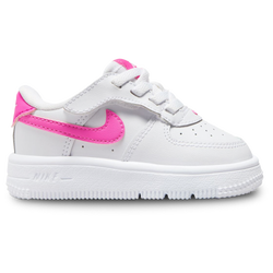 Boys' Toddler - Nike Air Force 1 Low EasyOn - White/Laser Fuchsia