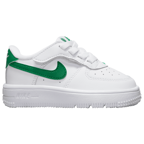 

Nike Boys Nike Air Force 1 Low EasyOn - Boys' Toddler Basketball Shoes White/Malachite Size 6.0