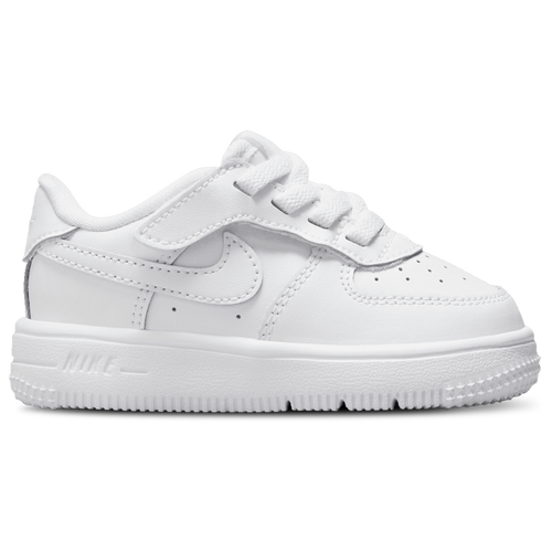 

Nike Boys Nike Air Force 1 Low EasyOn - Boys' Toddler Basketball Shoes White/White Size 4.0