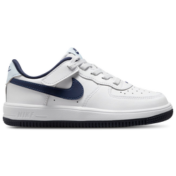 Boys' Preschool - Nike Air Force 1 Low EasyOn - White/Navy/Grey