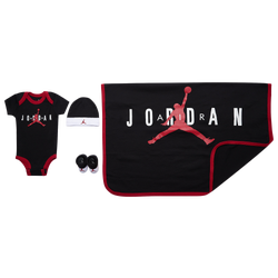 Boys' Infant - Jordan AJ Blanket 4 Piece Set - Black/Gym Red/White