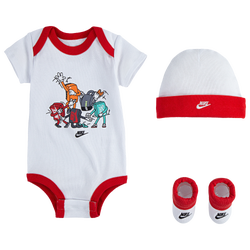 Boys' Infant - Nike Shoebox 3 Piece Set - White/Red