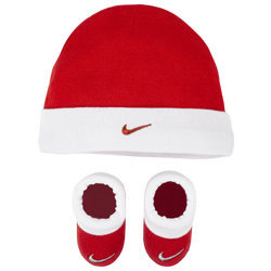 Boys' Infant - Nike Christmas Hat & Bootie - University Red/White