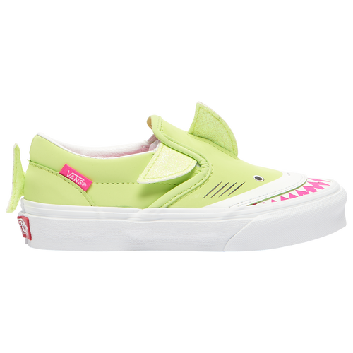 

Girls Preschool Vans Vans Slip On Shark Skate Shoes - Girls' Preschool Shoe Green/Light Green Size 13.0