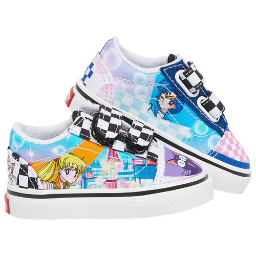

Vans Girls Vans Old Skool Sailor Moon - Girls' Toddler Skate Shoes White/Multi Size 04.0