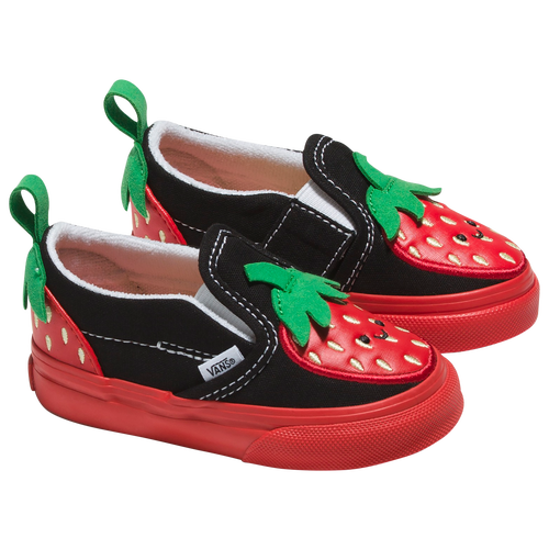 

Boys Infant Vans Vans Slip On Velcro - Boys' Infant Shoe Berry Red/Black Size 06.0