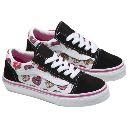 

Girls Preschool Vans Vans Old Skool Love - Girls' Preschool Shoe Black/Pink Size 12.0