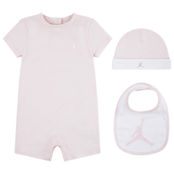 Girls' Infant - Jordan Jumpman Romper 3 Piece Set - Pink Wash