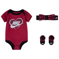 Girls' Infant - Nike Mini Me Set - Pomegranate/Black