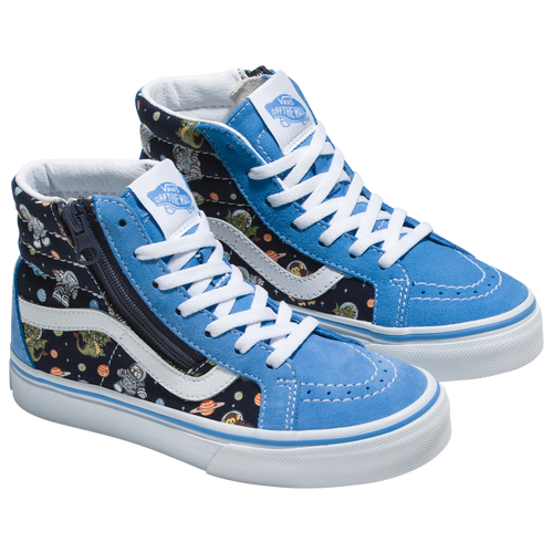 

Boys Preschool Vans Vans SK8 Hi Zip Cosmic Zoo - Boys' Preschool Shoe Black/Blue Size 03.0