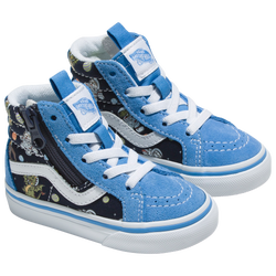 Boys' Infant - Vans SK8 Hi Zip Cosmic Zoo - Black/Blue