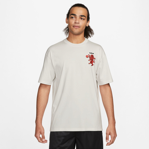 

Nike Mens Nike LBJ M90 T-Shirt - Mens Red/Phantom Size M