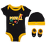 Nike Bib Bodysuit Bootie - Boys' Infant Black/Yellow