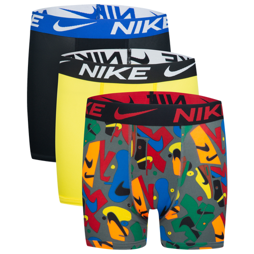 

Nike Boys Nike Printed Essential Micro Briefs - Boys' Grade School Yellow Strike/White Size XS