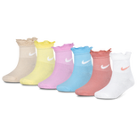Nike Ruffle Ankle Socks 6 Pack