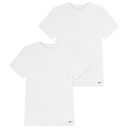 Boys' Grade School - Nike Crew Undershirt 2 Pack - White/White