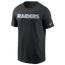 Nike Raiders Fan Gear Wordmark T-Shirt - Men's Black