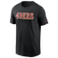Nike 49ers Fan Gear Wordmark T-Shirt - Men's Black