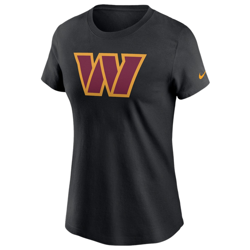 Nike Women's Logo Essential (nfl Washington Commanders) T-shirt In Black