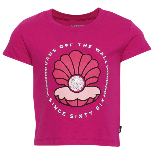 

Girls Preschool Vans Vans Hidden Gem Short Sleeve Crew T-Shirt - Girls' Preschool Fuchsia Red/Multi Size 6X