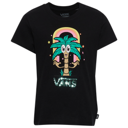 Girls' Preschool - Vans Rainbow Palm Short Sleeve Crew T-Shirt - Black/Multi