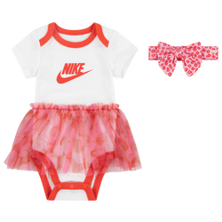 Girls' Infant - Nike 2 Piece Tutu Bodysuit & Headband - White