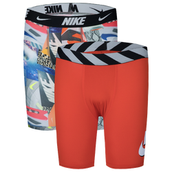 Boys' Grade School - Nike Printed Boxer Briefs 2 Pack - Boxy Red/Multi