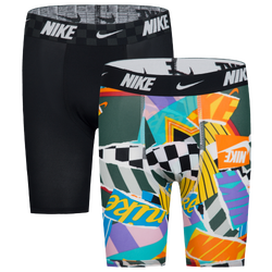 Boys' Grade School - Nike Printed Boxer Briefs 2 Pack - Black/White