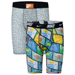 Boys' Grade School - Nike Printed Boxer Briefs 2 Pack - Multi/Smoke