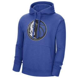 Men's - Nike NBA Team Logo Fleece Hoodie - Game Royal/White