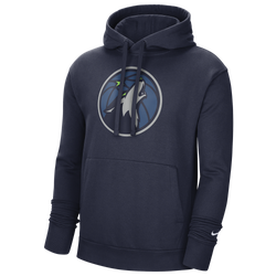 Men's - Nike NBA Team Logo Fleece Hoodie - College Navy/White