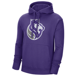 Men's - Nike NBA Team Logo Fleece Hoodie - Field Purple/Silver