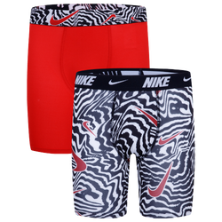 Boys' Grade School - Nike Printed Boxer Briefs 2 Pack - University Red/Multi